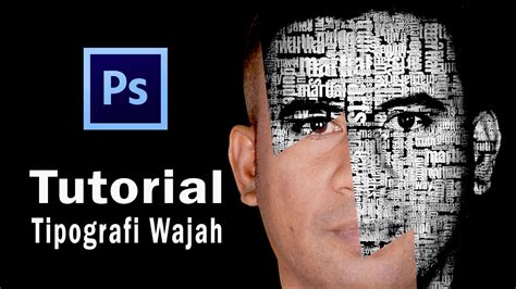 Belajar Photoshop Cara Membuat Tulisan Pada Wajah Tutorial