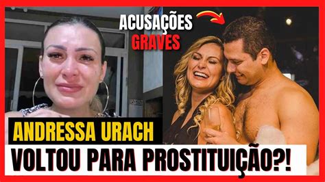 Ex Marido De Andressa Urach Acusa A Modelo De Voltar Para ProstituiÇÃo Veja O Que Ela Disse