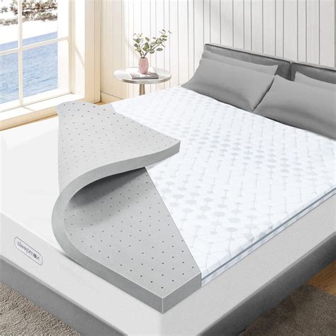 Sleepmax Soft Memory Foam Mattress Topper W Removable Cover India Ubuy