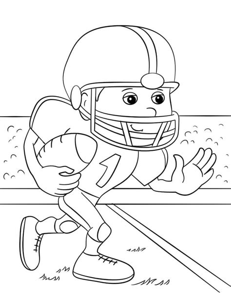 Football Player Coloring Pages Free Printable Coloring Pages For Kids