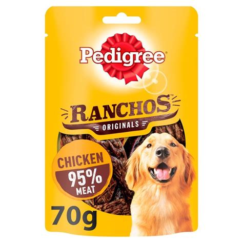 Pedigree Ranchos Dog Treats With Chicken 70g From Ocado
