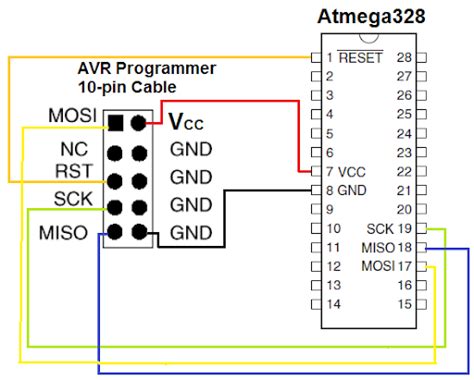 Arduino ATMEGA328 USBasp Schematic Electrical Engineering Stack