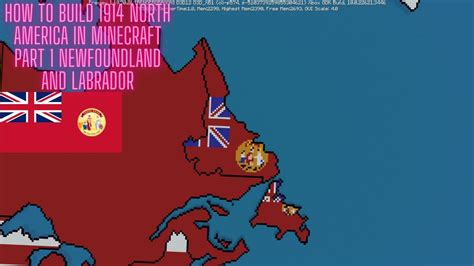 How To Build North America In Minecraft Part Newfoundland And Labrador Youtube
