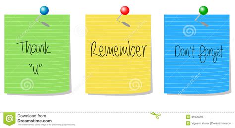 Don't forget to remember me and the love that used to be. Thank You Remember Don T Forget Stock Vector ...