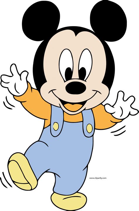 Disney Baby Mickey Balance Clipart Png Personagens Da