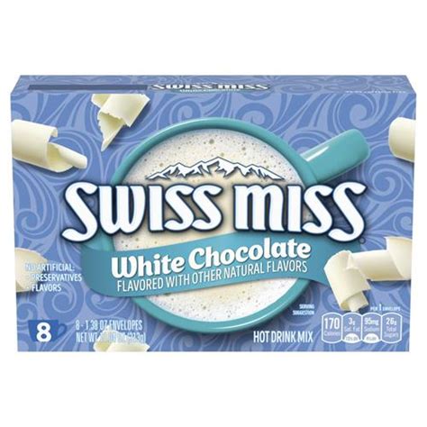 white chocolate hot cocoa drink mix swiss miss