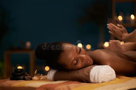 Professional Back Massage Stock Photo Image Of Leisure