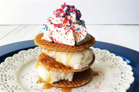 Stroopwafel Ice Cream Dutch Treat In America Cooking With Keasberry