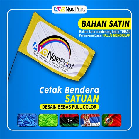 Jual Cetak Bendera Suporter Kain Satin Ultras Custom Satuan Shopee