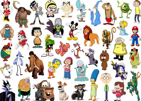 Top 186 Cartoon Characters Names And Pictures