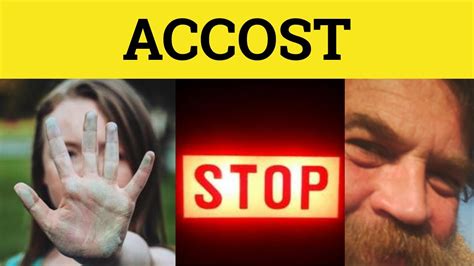 Full list of synonyms for accosted is here. 🔵 Accost Accosted - Accost Meaning - Accost Examples ...