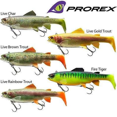 Daiwa Prorex Live Trout Df Duck Fin Pike Predator Shad Lure Mm