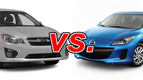 Mazda 3 Versus Subaru Impreza