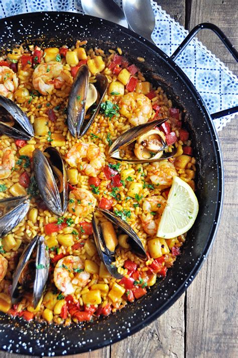 Authentic Spanish Seafood Paella Recipe Spain On A Fork