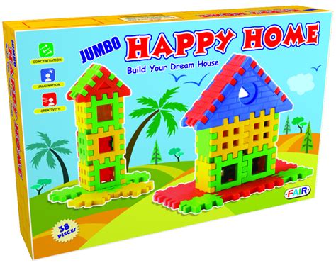 Happy Home Jumbo House Building Blocks Educational Learning At Rs 275