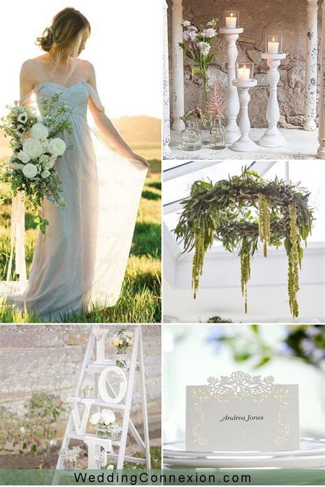 Romantic Greenery Wedding Elegant Wedding Ideas Greenery Wedding