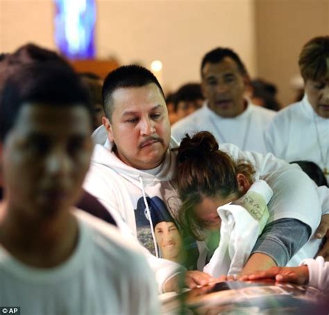 funeral held for andy lopez 13 shot dead by police while carrying toy rifle daily mail online