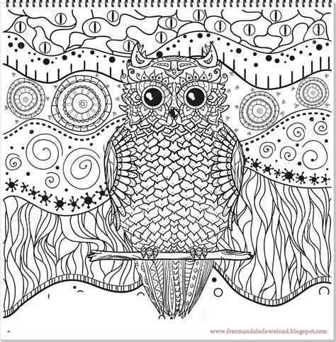Mandala eule für kinder zum ausdrucken. Eulen-Mandala-Owls mandala-Hochwertige Mandala Bilder ...