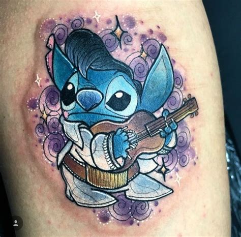 Pin By Kara Bish On Disney Tattoos Disney Tattoos Elvis Tattoo Stitch