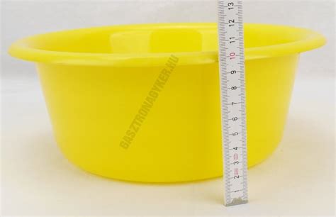 Peremes tál 26 cm 3 liter sárga | Gasztronagyker webáruház