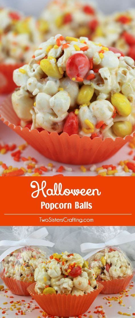 Halloween Popcorn Balls Recipe Halloween Popcorn Halloween Popcorn