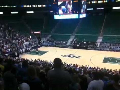 Let's have a look at them. Utah Jazz unveil new court at Energy Solutions Arena - YouTube