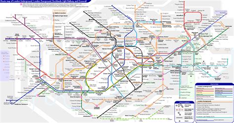 Overground Train Map With Zones Train Maps