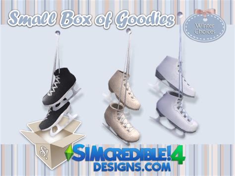 The Sims Resource Winter Choices Ice Skating Boots