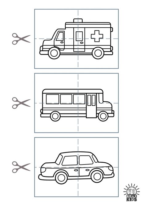 Printable Car Puzzles For Kids Amax Kids