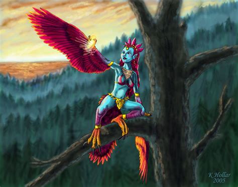 These are the coolest mythical creatures ever. Harpy - WoW by NetRaptor on deviantART | Fantasy creatures ...
