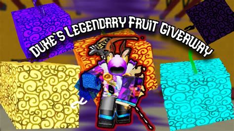 Blox Fruits Legendary Fruit Giveaway Youtube
