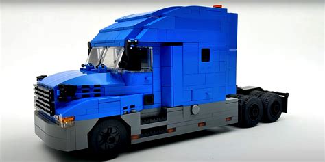 Fancy This Custom Lego Freightliner Semi Truck Heres How You Can