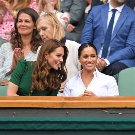 Meghan Markle Kate Middleton Et Pippa Complices à Wimbledon