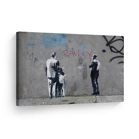 There are 11991 banksy home decor for sale on etsy, and they cost $37.00 on average. Smile Art Design Banksy Canvas Print Toronto Graffiti ...