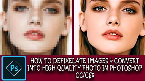 Learn To Convert Low To High Resolution In Photoshop Increase Resolution Of Image YouTube