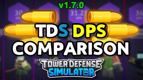 V170 Tds Comparison Which Tds Tower Has The Most Dps Tower