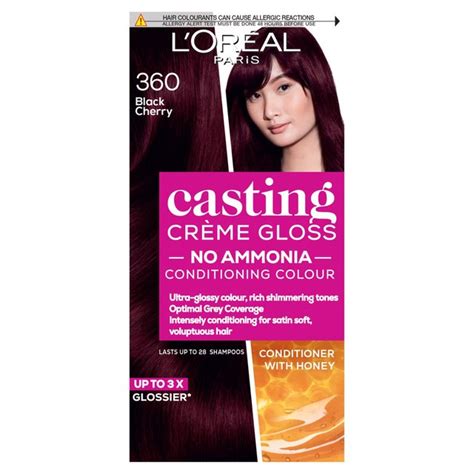 Many thanks for joining me today the colour i used was l'oréal casting creme gloss in shade 406 cherry red L'Oreal Paris Casting Creme Gloss Black Cherry Semi ...