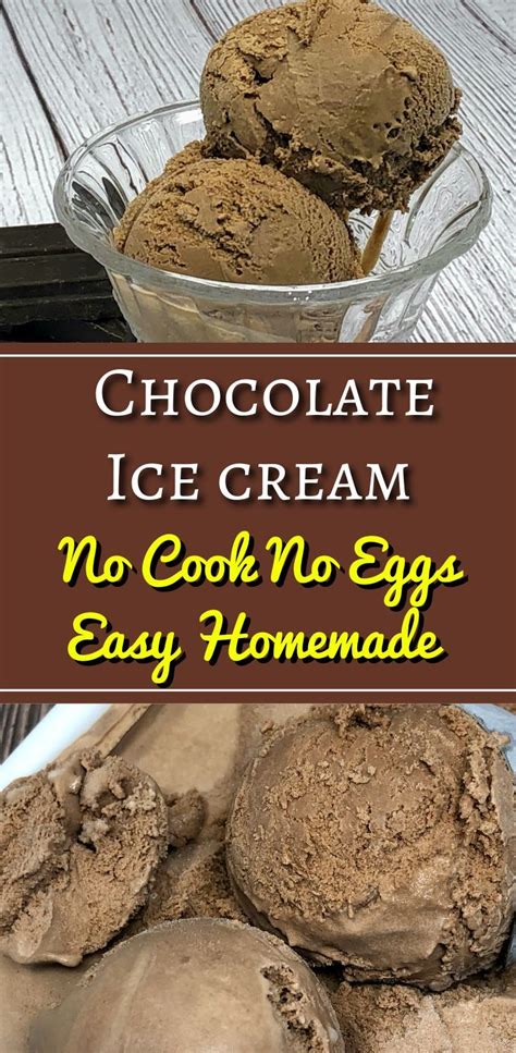 Chocolate Ice Cream No Eggs Culinary Shades Recipe Chocolate Ice Cream Recipe Ice Cream