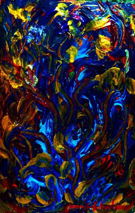 Emotional Flow Of The Under The Sea World Painting By
