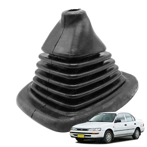 Gear Shift Boot Lever Cover Rubber Black For Toyota Corolla Ae100 1991