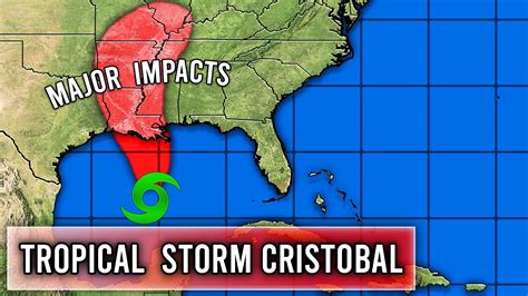 Tropical Storm Cristobal To Hit The Gulf Coast Youtube