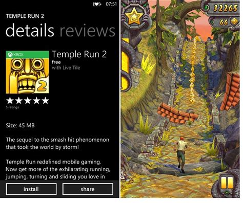 Temple Run 2 Hits Windows Phones Store Free To Play