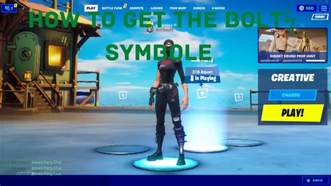 How To Get Get The ϟ Bolt Symbol In Ur Fortnite Name Youtube