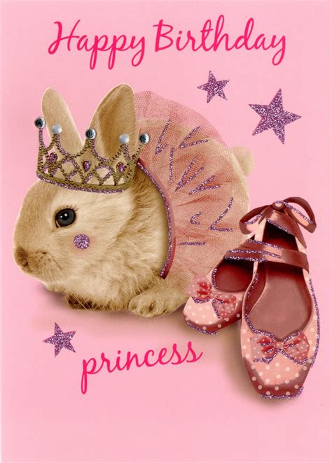 Happy Birthday Princess Birthday Greeting Card Cards