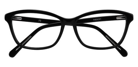Rhoda Cat Eye Prescription Glasses Black Womens Eyeglasses Payne Glasses