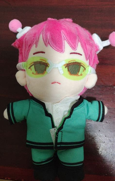 anime the disastrous life of saiki k saiki kusuo plush toy doll w clothes 20cm ebay