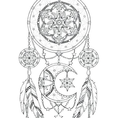 Dream catcher coloring page for adults. Dream Catchers Coloring Pages - Mandala Coloring Pages ...
