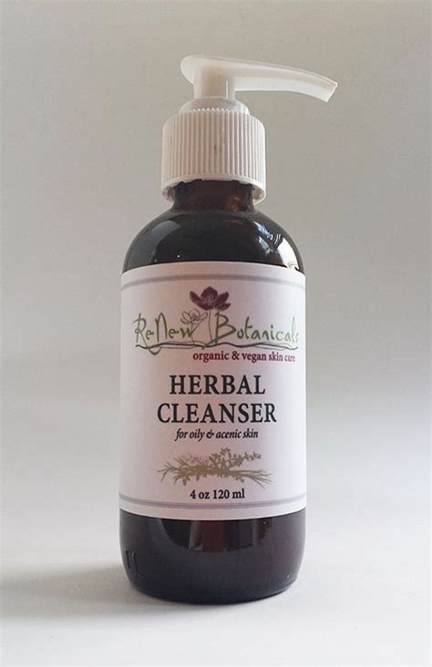 Herbal Cleanser For Acne Oily Or Combination Oily Skin — Renew