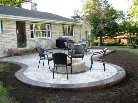 16 Backyard Concrete Ideas Most Enchanting And Also Lit Too Concrete