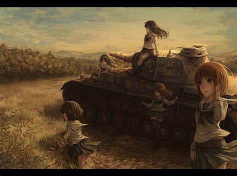 Hd Desktop Wallpaper Animes Girls Und Panzer Miho Nishizumi Darjeeling Mädchen Und Panzer